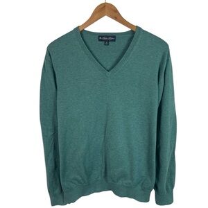 B19 Men’s Brooks Brothers Pima Cotton V Neck Pullover Sweater XL